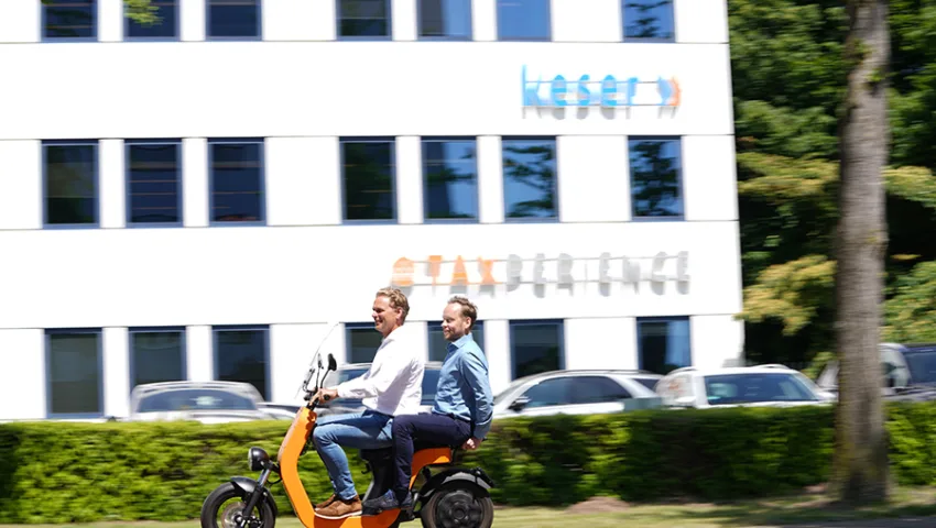 Fietsend door het leven